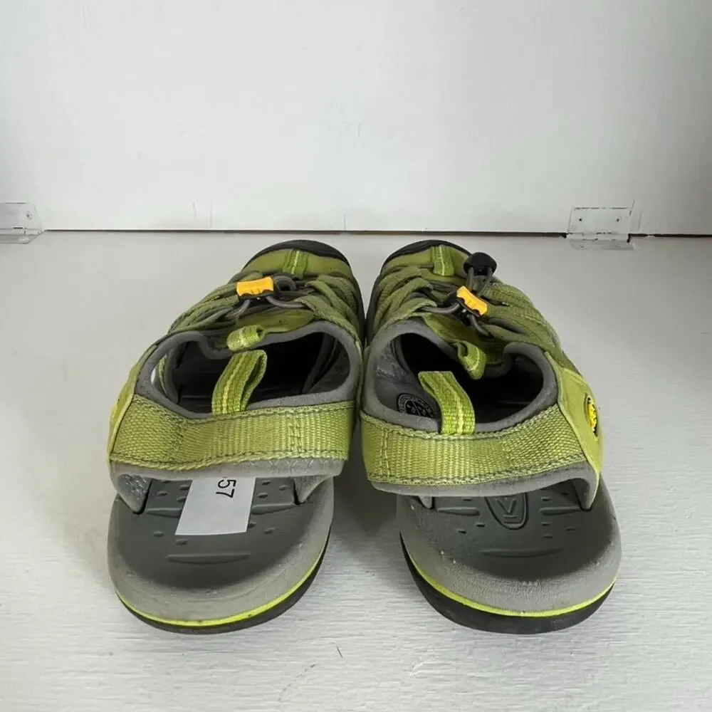 Keen Newport H2 Water Sandals Men's Size 6 Green Waterproof Bungee Lace Casual
